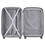 DELSEY Paris Luggage Meteor 28" Large Spinner Suitcase (Silver)