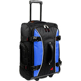 Athalon Luggage 21 Inch Hybrid Travelers Bag (One Size, Sea Blue/Black)