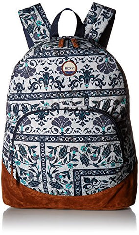 Roxy Women'S Fairness Backpack, Dress Blues Square Flower