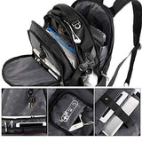 Cross Gear Office Business Computer Backpack with USB Charging Port, Laptop Compartment, Anti Theft