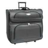 Travel Select  Amsterdam Rolling Garment Bag Wheeled Luggage Case - Gray (23-Inch)