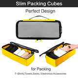 BAGAIL 6 Set Net Packing Cubes Multi-Functional Luggage Packing Organizers for Travel Accessories