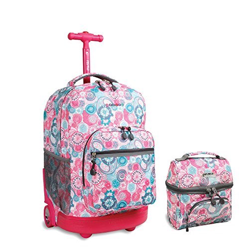 Laptop Backpacks Roller Backpacks Near Me J World New York Sunrise Rolling Backpack, Blue Raspberry, One Laptop Backpacks Roller Backpacks Near Me J World New York Sunrise Rolling Backpack, Blue Raspberry, One