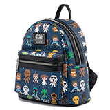 Loungefly Star Wars Chibi Character Print Mini Backpack