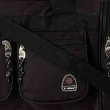 Rockland Duffel Bag, Black, 18.5 in X 10.5 in X 8.5 in