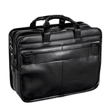 McKlein Elston Black 15.6" Nylon Double Compartment Laptop Case
