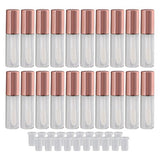 BQLZR Rose Gold 1.2ml Empty Plastic Clear Lip Gloss Tubes Lip Balm Bottle Container Cosmetic Makeup