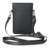 Leather Hicking Messenger Shoulder Bag, Rosa Schleife Practical Ladies Men Double Layer Zipper