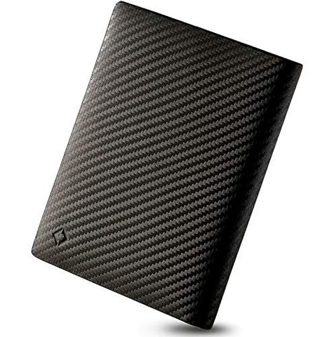 Mikash Passport Wallet Holder Cover Organizer Protector Sleeve Case RFID Carbon Leather | Model