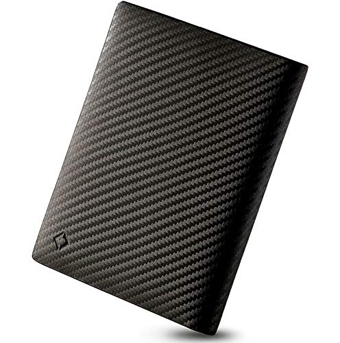 Mikash Passport Wallet Holder Cover Organizer Protector Sleeve Case RFID Carbon Leather | Model