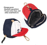 Fanci Baseball Cap Primary School Backpack for Teens Boys Elementary School Bookbag with Coin Purse