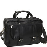 David King & Co. Expandable Laptop Briefcase, Black, One Size