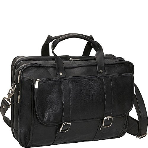 David King & Co. Expandable Laptop Briefcase, Black, One Size
