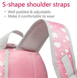 Sweetheart School Backpacks for Girls Children Kids Bookbags (Pink)