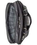 Kenneth Cole New York"Take The Op-Port-unity"Crumpled Leather Double Gusset Top Zip Laptop Brief