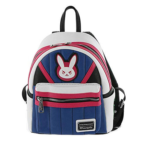 Loungefly Overwatch D.Va Faux Leather Mini Backpack Standard