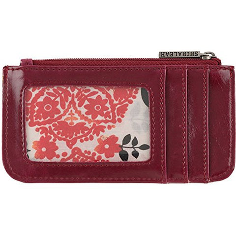 Shiraleah Harper Card Case, Berry