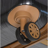 Dejuno Monroe 3-Piece Hardside Spinner Tsa Combination Lock Luggage Set, Black