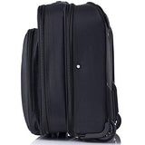 Alpine Swiss Rolling Laptop Briefcase Wheeled Overnight Carry on Bag Up to 15.6 Inches Notebook -
