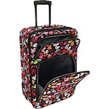 Elite Luggage Print 3 Piece Expandable Rolling Luggage Set (Owls)