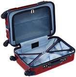 Tommy Hilfiger Lochwood 21 Inch Spinner Carry-On Luggage, Burgundy, One Size