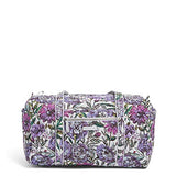 Vera Bradley Iconic Small Duffel, Signature Cotton, Lavender Meadow