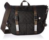 Token Bags Quilted Lorimer Lite Messenger Bag, Black, One Size