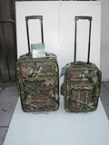 Explorer 2 pcs Mossy Oak Luggage Set Wheel Realtree Like Tactical Hunting Camo Heavy Duty Duffel
