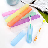 Ultnice 4Pcs Toothbrush Case Toothbrush Cover Plastic Holder For Traveling (Mixed Color)