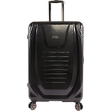 Perry Ellis Bauer 29" Hardside Checked Spinner Luggage, Navy