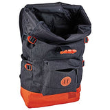 Nixon Swamis Backpack - 1526Cu In Dark Gray/Orange, One Size