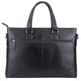 Banuce Genuine Leather Briefcase for Men Women Shoulder Messenger Bag Executive Bussiness Tote