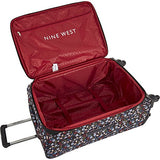 Ninewest Women'S Packmeup 24 In Expandable Spinner, Black Multi Floral Print