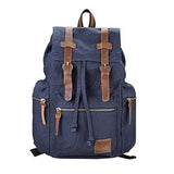 AW Vintage Canvas Backpack Rucksack Casual Schoolbag Outdoor Sport Travel Hiking Shoulder Bag