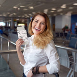 Passport Holder Cover Wallet Case - DESERTI BRANDS Leather RFID Blocking For Women Men - white