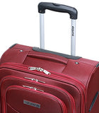 Dejuno The Legacy Softside Ltwt Spinner Upright, Burgundy