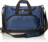 Amazonbasics Sports Duffel - Small, Navy Blue
