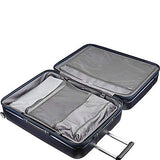 Samsonite Etude Hardside Carry On Luggage With Double Spinner Wheels, Dark Navy