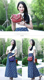 Bibitime Hollow Out Casual Beach Bag Shoulder Bag Crossbody Bag Handbag Messenger Bag Cross Body