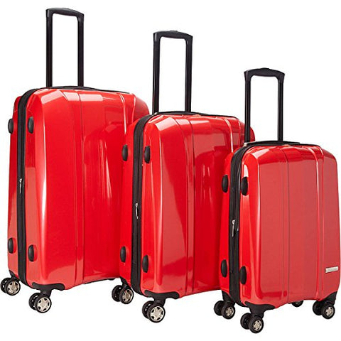 The Set Of Classic Red A719 Exp 3Pc Luggage Set