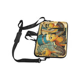 Interestprint Egypt Women Shoulder Strap Computer Bag, Ancient Egyptian Parchment Neoprene Laptop