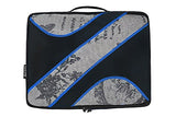 6 Set Packing Cubes,3 Various Sizes Travel Luggage Packing Organizers Black
