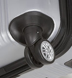 Dejuno Atlas 3-Piece Hardside Spinner Tsa Combination Lock Luggage Set, Silver