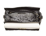 Betsey Johnson Women's Heartbeat Quilt Backpack Black/Cream One Size