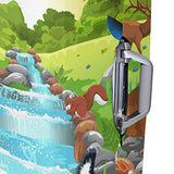 GIOVANIOR Cartoon Animals In The River Luggage Cover Suitcase Protector Carry On Covers