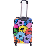 Ed Heck Luggage Sebastian 25 inch 8-Wheel Hardside Spinner (Multi)