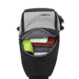 Coolbell Casual Bag Daypack Crossbody Bag Sling Bag With Adjustable Strap (Black)