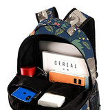 LORVIES Cute Raccoon Backpacks Lightweight School Classic Backpack Travel Rucksack for Girls Women Kids Teens