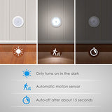 AMIR Motion Sensor Light, Cordless Battery-Powered LED Night Light, Stick-Anywhere Closet Lights