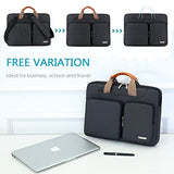 Lacdo 15.6 Inch Laptop Shoulder Bag, 360° Protective Sleeve Case Compatible Acer Aspire,